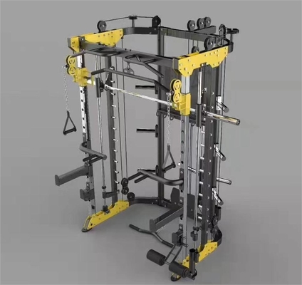 1730*2010*2230mm Équipement de gymnastique Commercial Multi Trainer Accrocheuse Smith Machine Power Rack