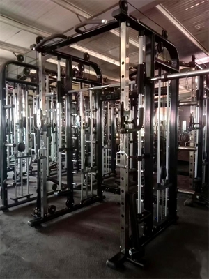 Équipement de musculation et d'entraînement Cage Squat Rack avec câbles multifonction crossover