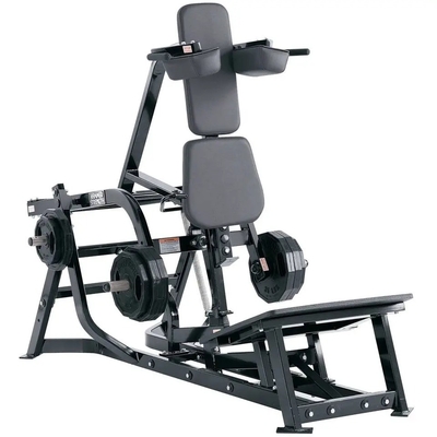 V-Squat Glutes Quadriceps Multifonctionnelle Jambe Press Hack Squat Machine avec chargeur moyen