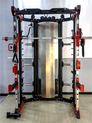 Équipement de gymnastique à domicile commercial avec pression de poitrine et fonctions de machine Smith
