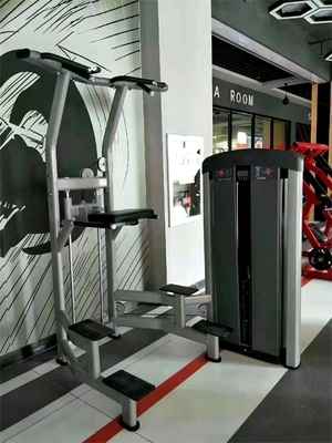 Équipement de gymnastique de remise en forme commerciale avec machine de trempage au menton assistée