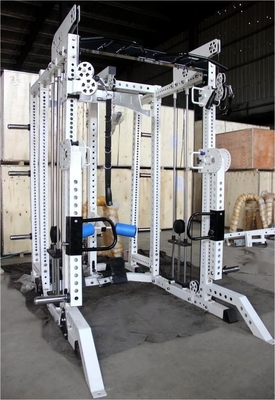 Équipement de remise en forme commerciale Power Rack Machine Smith multifonctionnelle pour salle de sport à domicile