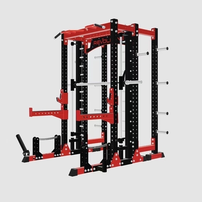 Bodybuilding équipement de gymnastique presses de jambe squat rack cage électrique tout en un multi-fonction Smith machine