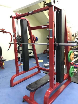 Unisexe gros chargeur sport machine de gymnastique ramer épaule presse tirage vers le haut entraînement de force Power Rack Smith machine