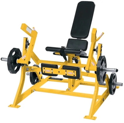 Plaque de machine de gluten Quads chargés Iso Extension de jambe latérale pour l'équipement de fitness