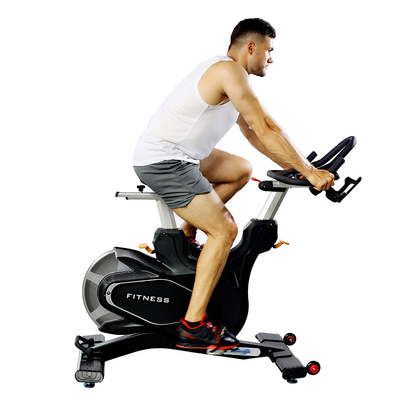 Gymnase commercial Magnétique Spinning Bike Cadre optionnel Couleur Résistance auto-générée