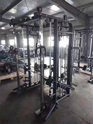 TIG soudage multi-fonction Gym câbles Smith machine en acier tube rectangulaire Q235