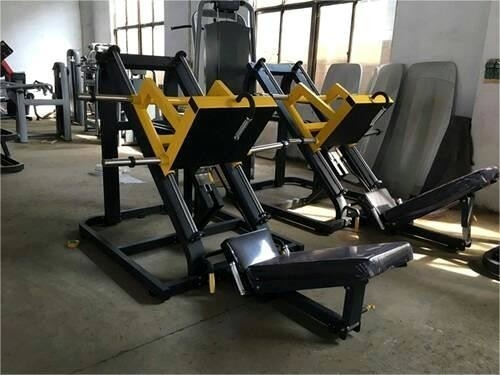 La machine de gymnastique chargée de plaque de charge moyenne 45 degrés pressez les jambes pour un exercice efficace