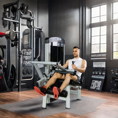 Machine commerciale d'extension et de boucle des jambes avec sélection de la charge des broches 80 kg