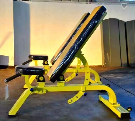 Équipement de gymnastique d'intérieur Appareils de presse à poids commercial réglable avec matériau métallique