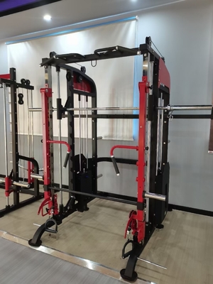 Équipement de gymnastique 3d Smith Machine avec presse à jambes Centre de gymnastique Optionnel Couleur de cadre sélectionnable