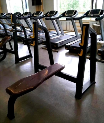 Appareils de remise en forme de chargeurs de taille moyenne en acier Presses de poitrine à épaule avec banc à poids plat