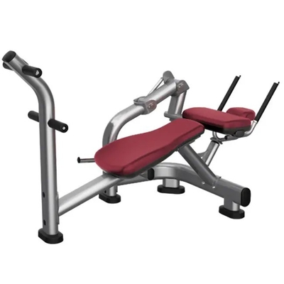 Équipement de gymnastique à charge moyenne réglable Ab Crunch Bench Back Extension Commercial Abs Machine