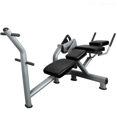 Équipement de gymnastique à charge moyenne réglable Ab Crunch Bench Back Extension Commercial Abs Machine