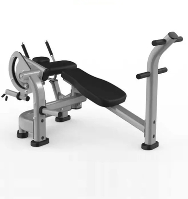 Équipement de gymnastique à charge moyenne réglable Ab Crunch Bench Back Extension Commercial Abs Machine