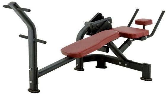 Équipement de gymnastique à charge moyenne réglable Ab Crunch Bench Back Extension Commercial Abs Machine