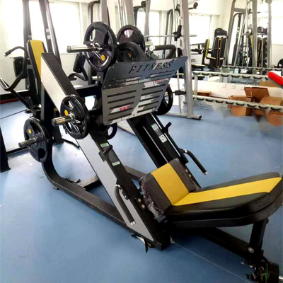 Équipement de gymnastique en intérieur 45 degrés de la jambe de presse Plaque machine chargée pour l'entraînement en force