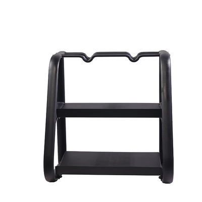 Pièces de poids 20,6 kg ensemble de haltères rack pour le centre de gym gratuit 2 couches ensemble de haltères rack