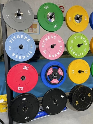 Plaque de levage de poids à barbelles en fonte durable pour équipement de fitness personnalisé
