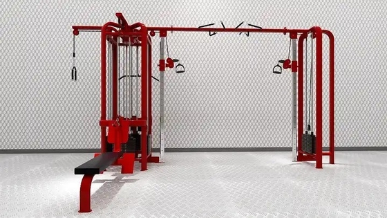Machine de musculation à câble de musculation Gym Multi Station Gym Machine avec poulie réglable