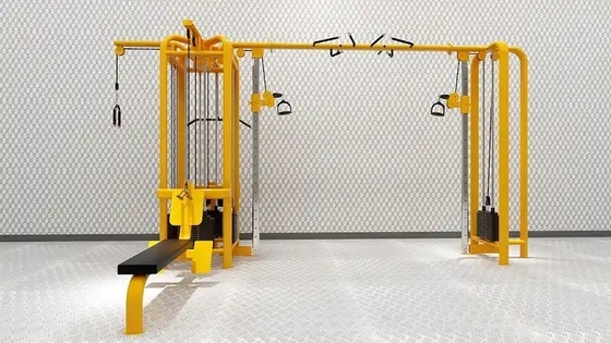 Machine de musculation à câble de musculation Gym Multi Station Gym Machine avec poulie réglable