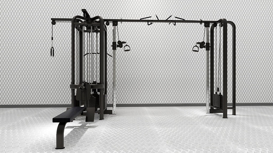 Machine de musculation à câble de musculation Gym Multi Station Gym Machine avec poulie réglable