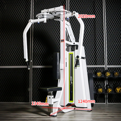 3Épaisseur de tube de 0,0 mm Deck pectoral Machine de mouche équipement de gymnastique professionnel pour l'entraînement des bras
