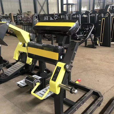 Machine de sélection de chargeurs moyens en acier pour les gluteuses et les quadriceps
