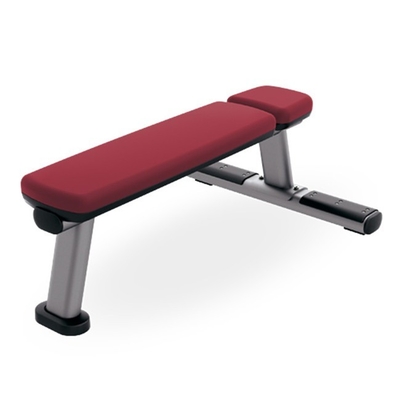 Banquette de fitness commerciale avec pile de poids de 18,5 kg et logo personnalisable