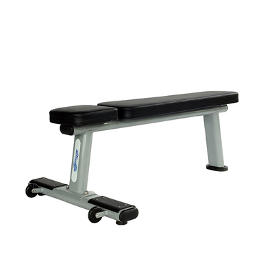 Banquette de fitness commerciale avec pile de poids de 18,5 kg et logo personnalisable