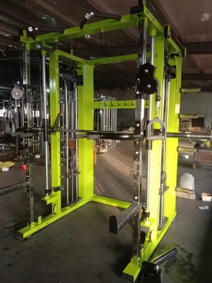 Construction de câble en acier croisé de cage d'alimentation pour l'entraînement de gym multi-fonctionnelle