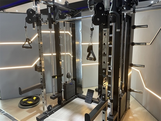 Construction de câble en acier croisé de cage d'alimentation pour l'entraînement de gym multi-fonctionnelle