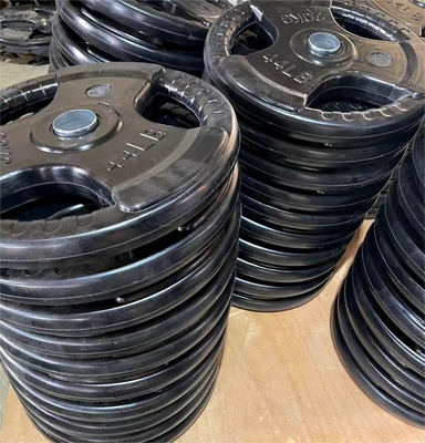 Choix des entraîneurs personnels Plaques de poids en fonte et en caoutchouc pour les planchers de gym à domicile
