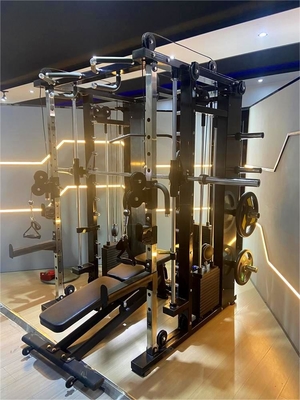 Travaux de poitrine, bras et épaules Befreeman Gym Center All-in-One Smith Machine avec des piles de poids en acier