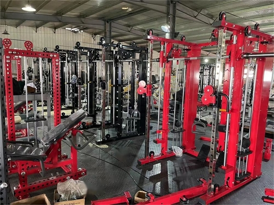 Travaux de poitrine, bras et épaules Befreeman Gym Center All-in-One Smith Machine avec des piles de poids en acier