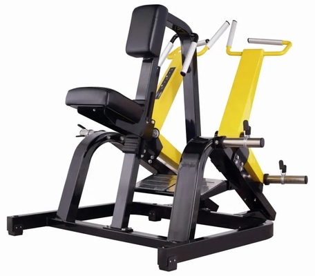 Équipement de remise en forme en ligne inclinée Triceps Deltoïdes musculaires Plaque de musculation machine à ramer chargée