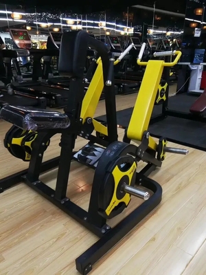 Équipement de remise en forme en ligne inclinée Triceps Deltoïdes musculaires Plaque de musculation machine à ramer chargée
