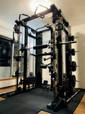 Équipement de gymnastique multifonctionnel avec piles de poids et capacité de 80 kg*3 pour le commerce