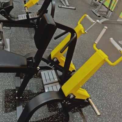 Équipement de remise en forme en ligne inclinée Triceps Deltoïdes musculaires Plaque de musculation machine à ramer chargée