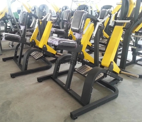 Équipement de remise en forme en ligne inclinée Triceps Deltoïdes musculaires Plaque de musculation machine à ramer chargée