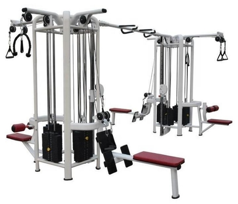 8 stations entraîneur fonctionnel équipement de gym pour unisexe couleur de cadre sélectionnable optionnelle