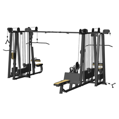 8 stations entraîneur fonctionnel équipement de gym pour unisexe couleur de cadre sélectionnable optionnelle