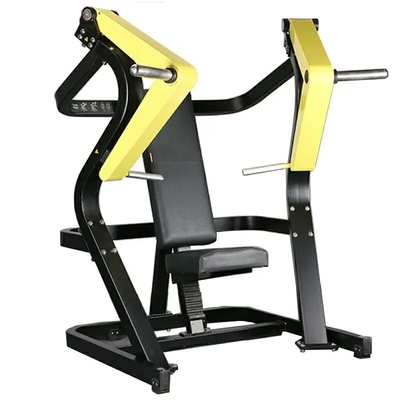 Presse thoracique chargée de plaques pour l'exercice physique Extension du dos et exercice des épaules