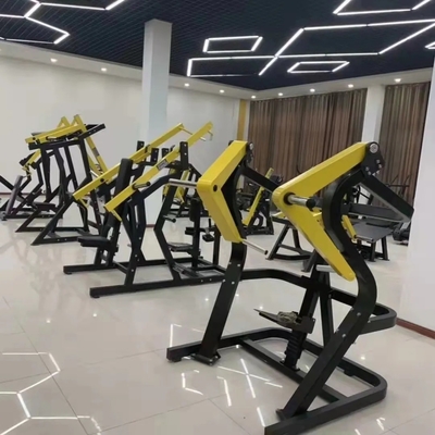 Presse thoracique chargée de plaques pour l'exercice physique Extension du dos et exercice des épaules