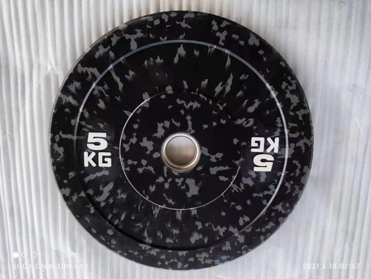 Plaques de poids en caoutchouc de 15 lb 30 lb 45 lb pour le gymnase