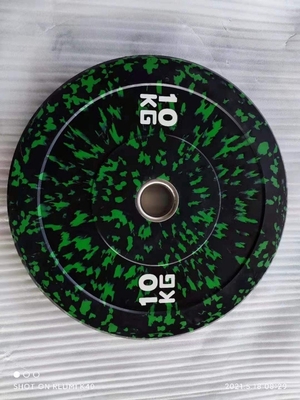 Plaques de poids en caoutchouc de 15 lb 30 lb 45 lb pour le gymnase