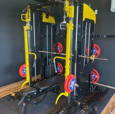 Équipement de gym multi station avec logo personnalisé et pile de poids de 400 kg