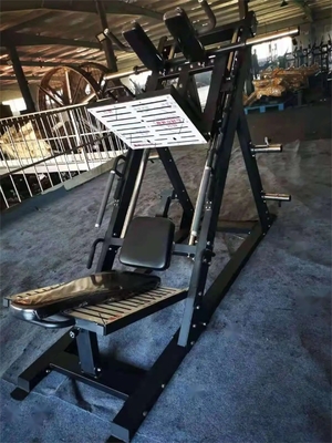 Chargeuse moyenne 2 en 1 Machine de squat et de pressage des jambes pour l'entraînement de force commercial