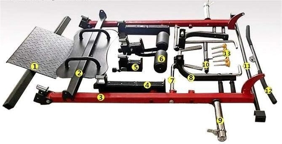 Équipement de gymnastique de 260 kg d'équipement de machine Smith accessoires pour entraînements personnalisés