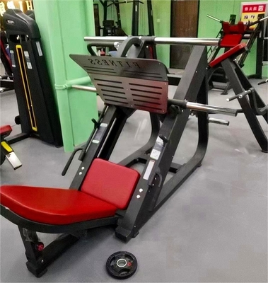 Plaque d'acier chargée 45 degrés machine de pressage des jambes pour l'entraînement de force sur mesure dans le gymnase